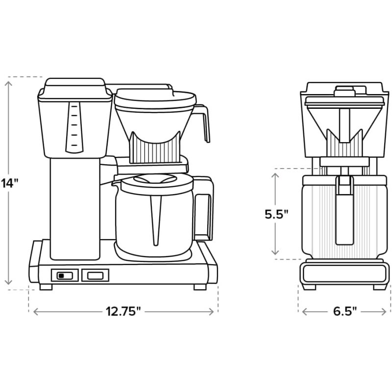 Moccamaster 53925 KBGV Select 10-Cup Coffee Maker - Image 9