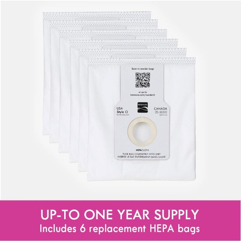 Kenmore 53294 Style O HEPA Cloth Vacuum Bags - Image 3