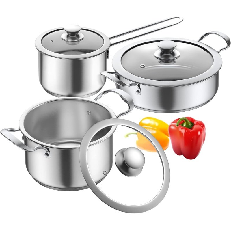 Stainless Steel pots and pans set