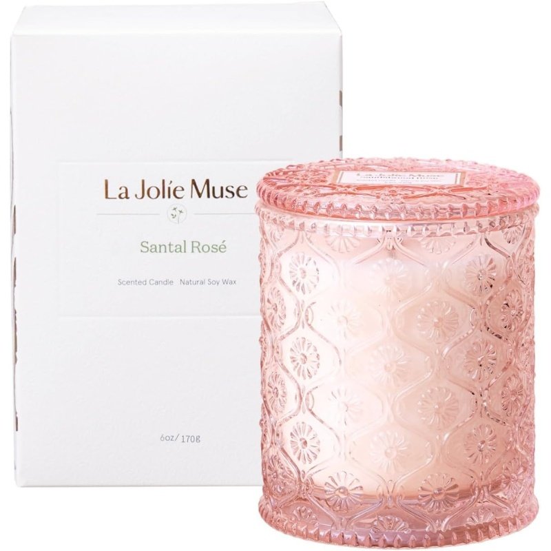 LA JOLIE MUSE Sandalwood Rose Candle - Image 8