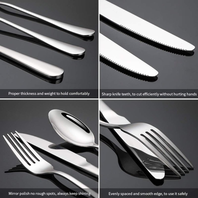 Silverware Set, Briout Flatware Set - Image 3