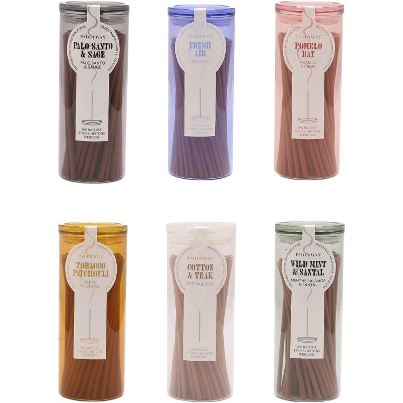 Paddywax Candles Haze Collection Incense Sticks in Glass Jar - Image 4