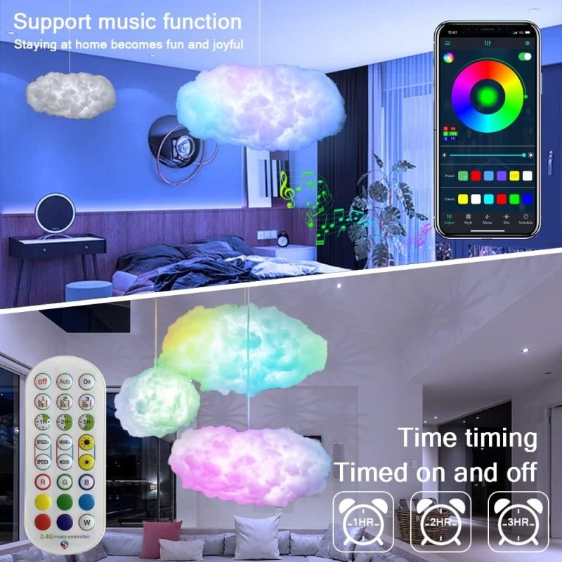 3D Big Cloud lightning Light Kit - Image 2