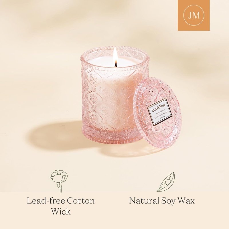 LA JOLIE MUSE Sandalwood Rose Candle - Image 4