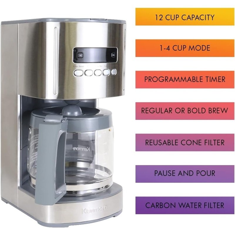 Kenmore 12-Cup Programmable Aroma Control Coffee Maker - Image 3