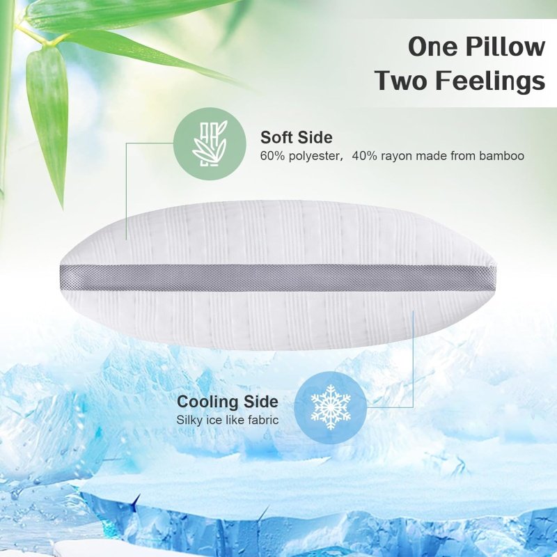 Meoflaw Cooling Pillows Queen Size Set - Image 3