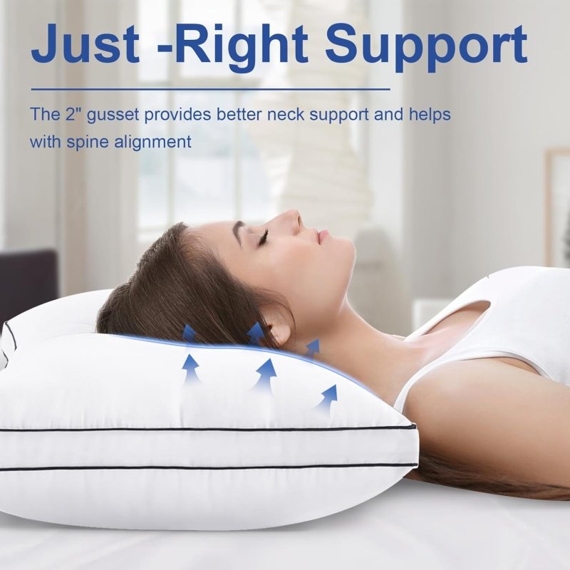 Premium Pillows Queen Size Set - Image 2