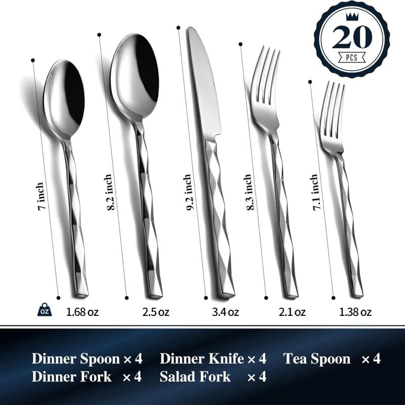 KINGSTONE Silverware Set - Image 2