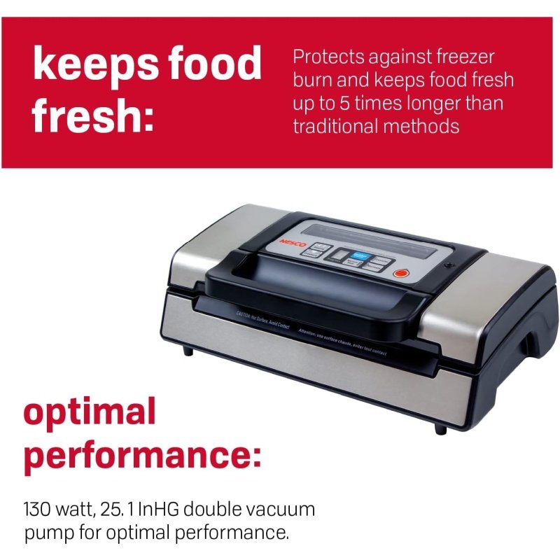 Nesco Deluxe Food VS-12 Vacuum Sealer - Image 2