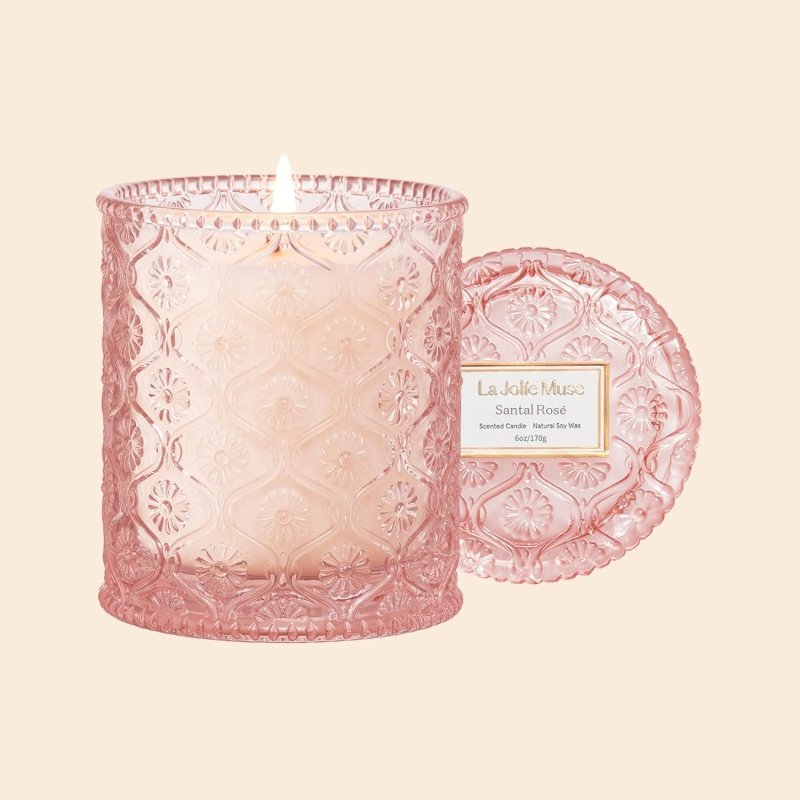 LA JOLIE MUSE Sandalwood Rose Candle - Image 9