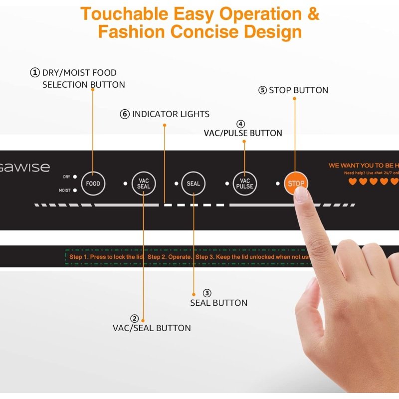 MegaWise Vacuum Sealer Machine - Image 6