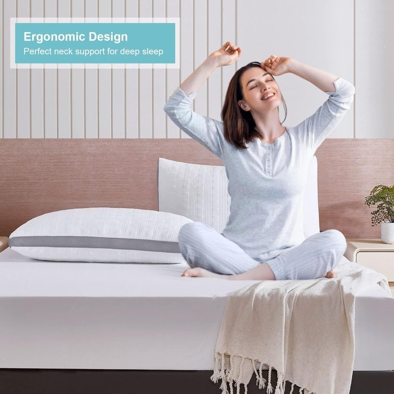 Meoflaw Cooling Pillows Queen Size Set - Image 6