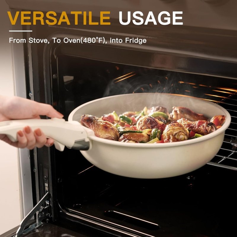 Astercook 21 Pcs Pots and Pans Set Non Stick - Image 4