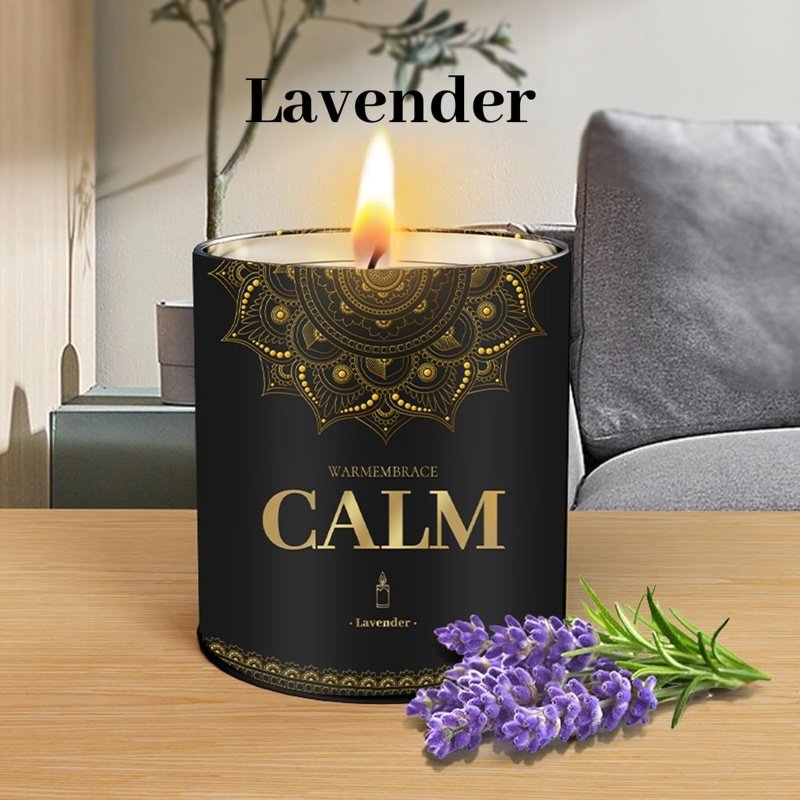 WarmEmbrace Lavender Scented Candles - Image 3