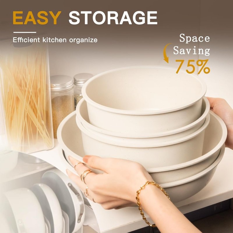 Astercook 21 Pcs Pots and Pans Set Non Stick - Image 6