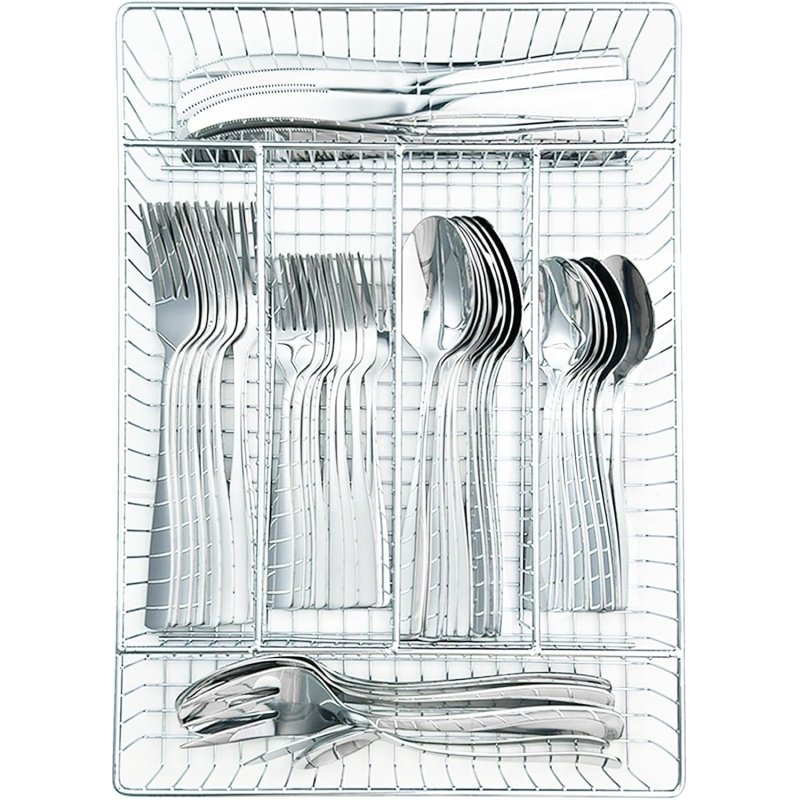 45PCS Stainless Steel Silverware Set