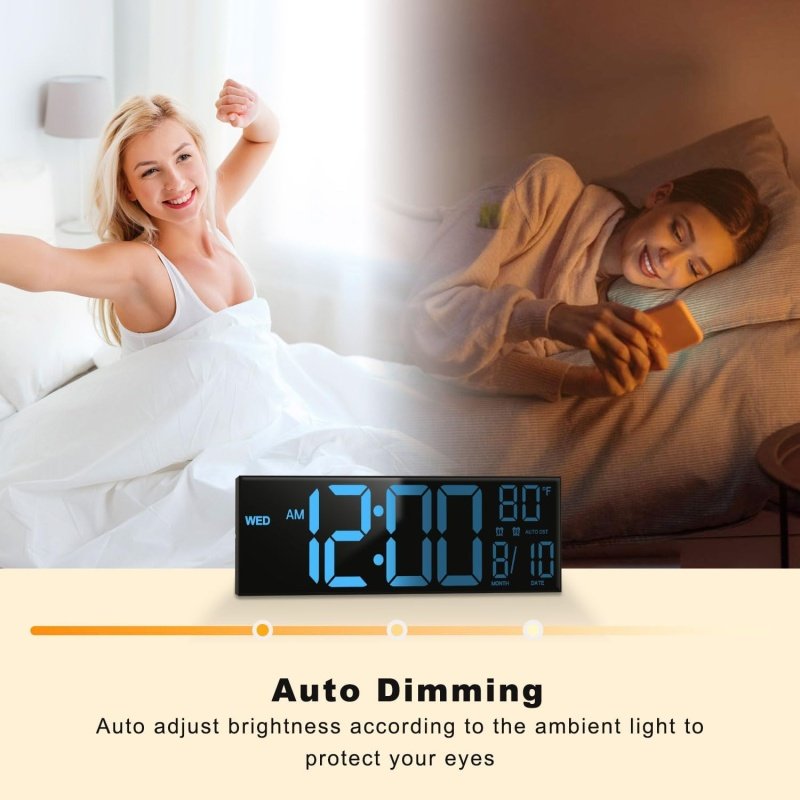 JALL 16" Large Digital Wall Clock - Image 6