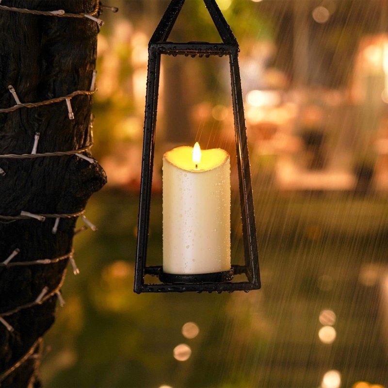 Homemory 6"x3" Outdoor Waterproof Flameless Candles - Image 5