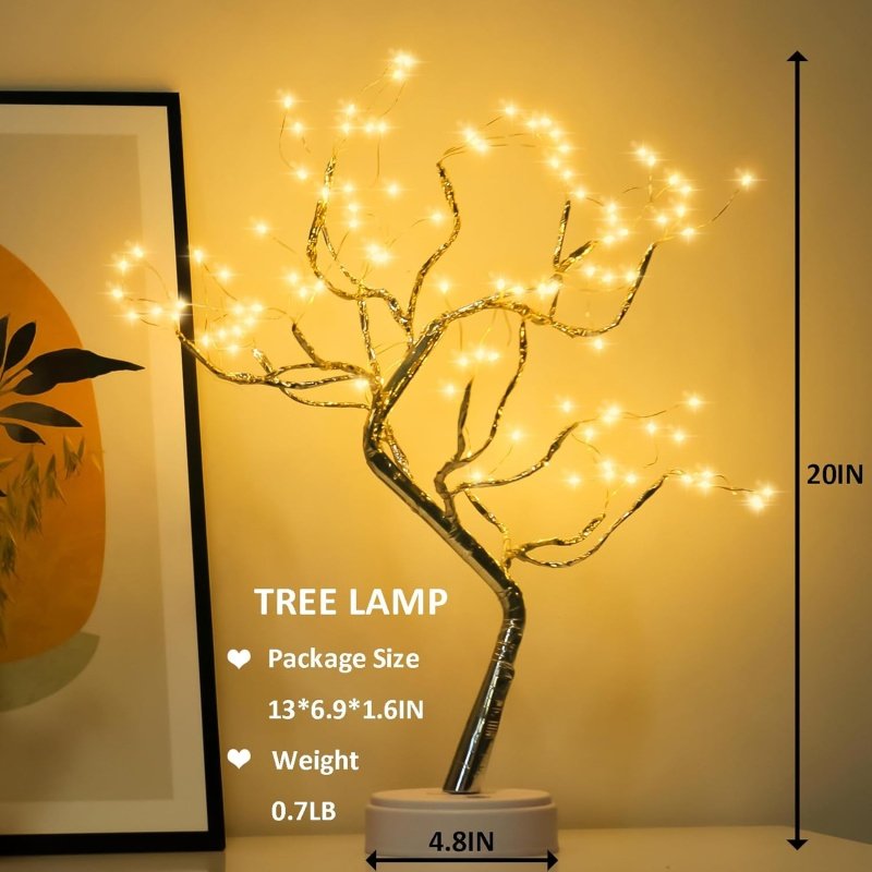 20" 108 LED Tabletop Bonsai Tree Light - Image 4