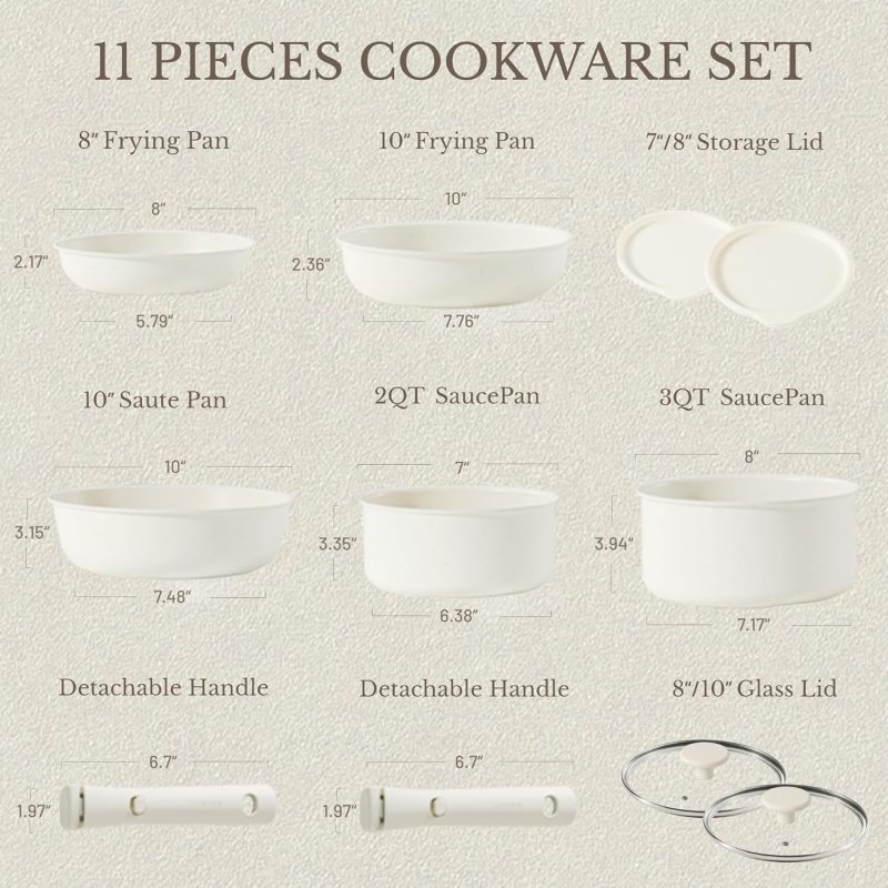CAROTE Pots and Pans Set Non Stick - Image 2
