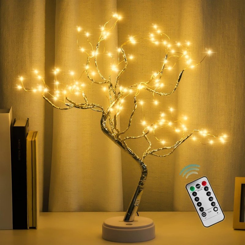 108 LED Sparkly Fairy Tree Lamp