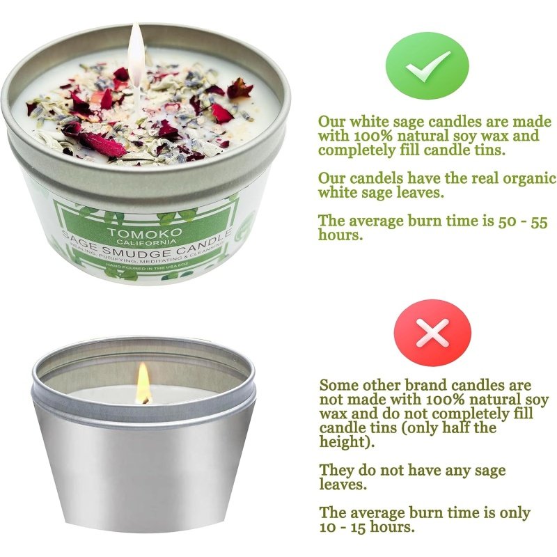 TOMOKO White Sage Candle - Image 6