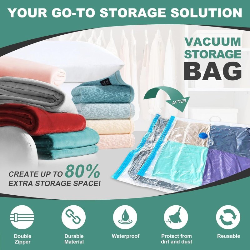 20 Pack Vacuum Storage Bags - Image 2