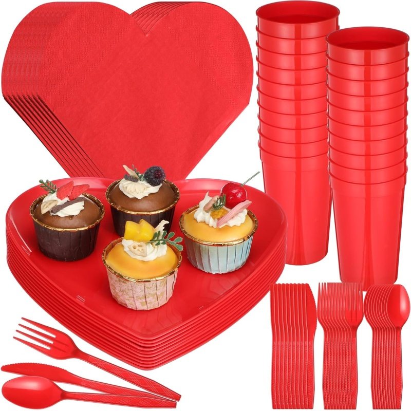 60 Pcs Valentine's Day Party Supplies