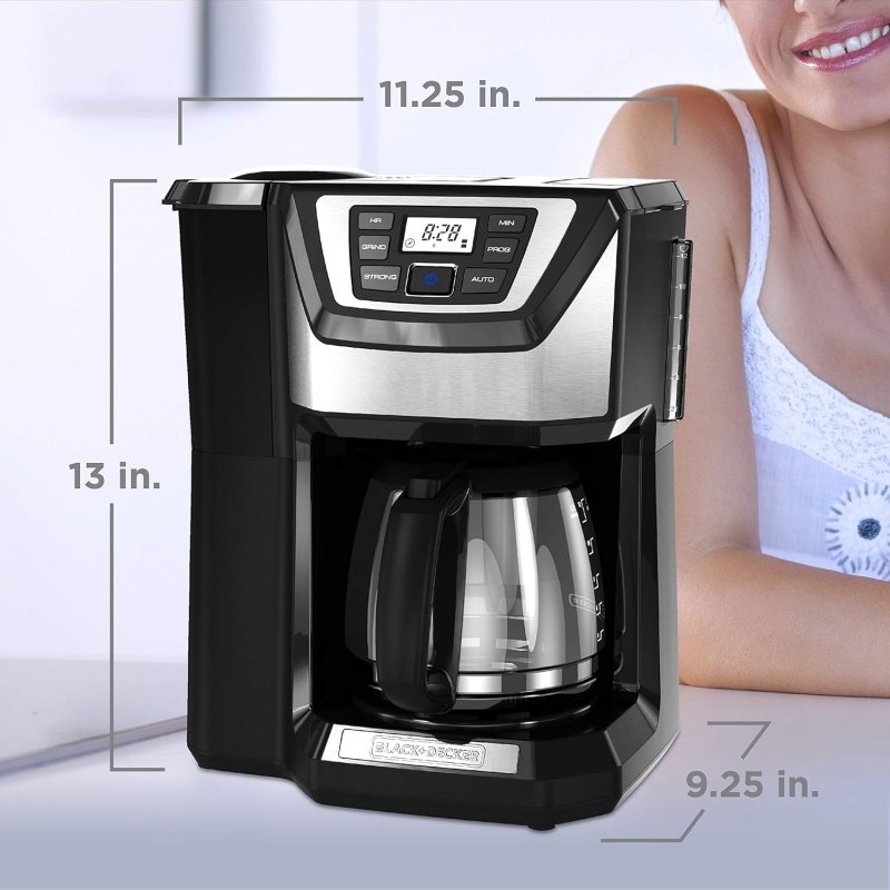 BLACK+DECKER 12-Cup Mill and Brew Coffee Maker - Image 7