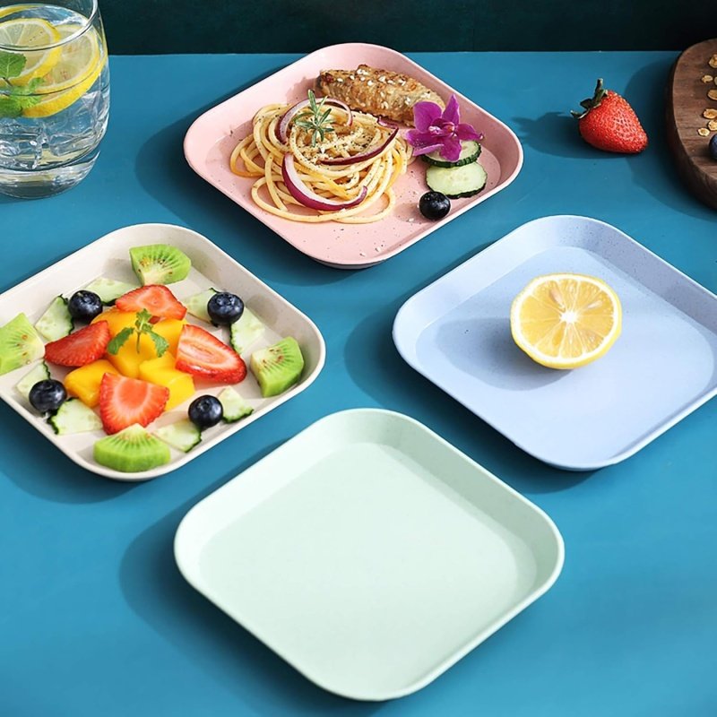 Unbreakable Wheat Straw Dinnerware Sets - Image 4