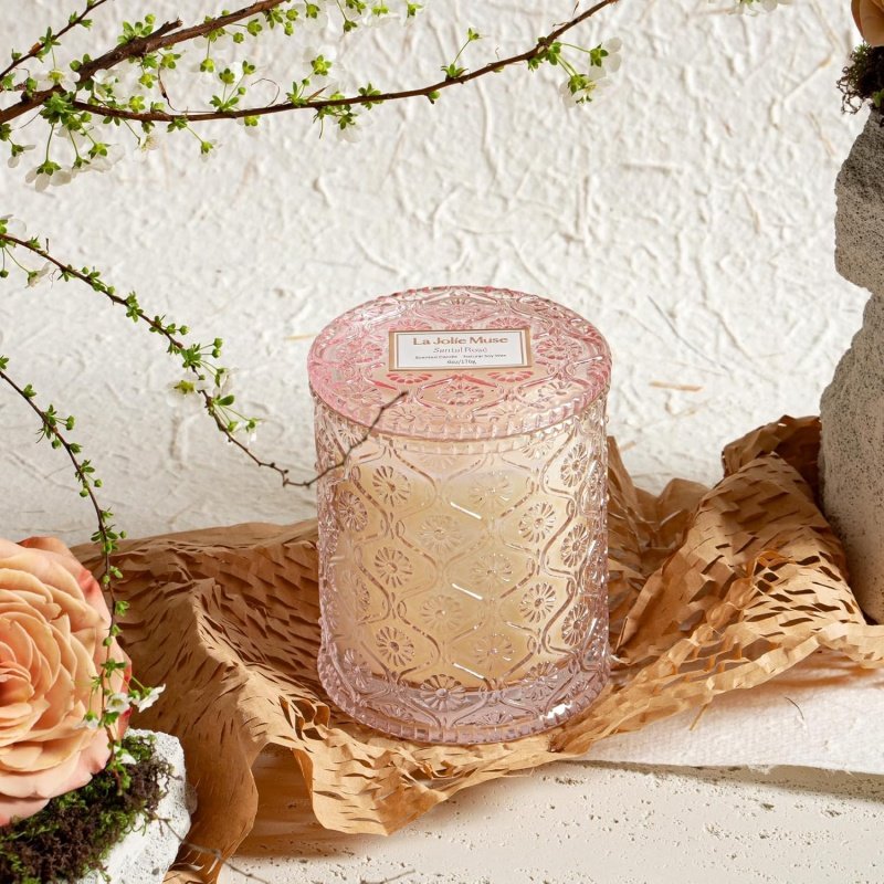 LA JOLIE MUSE Sandalwood Rose Candle - Image 3