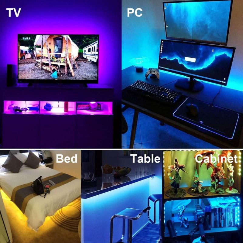 Tv Led Backlight, Maylit 8.2ft Led Strip Lights - Image 6