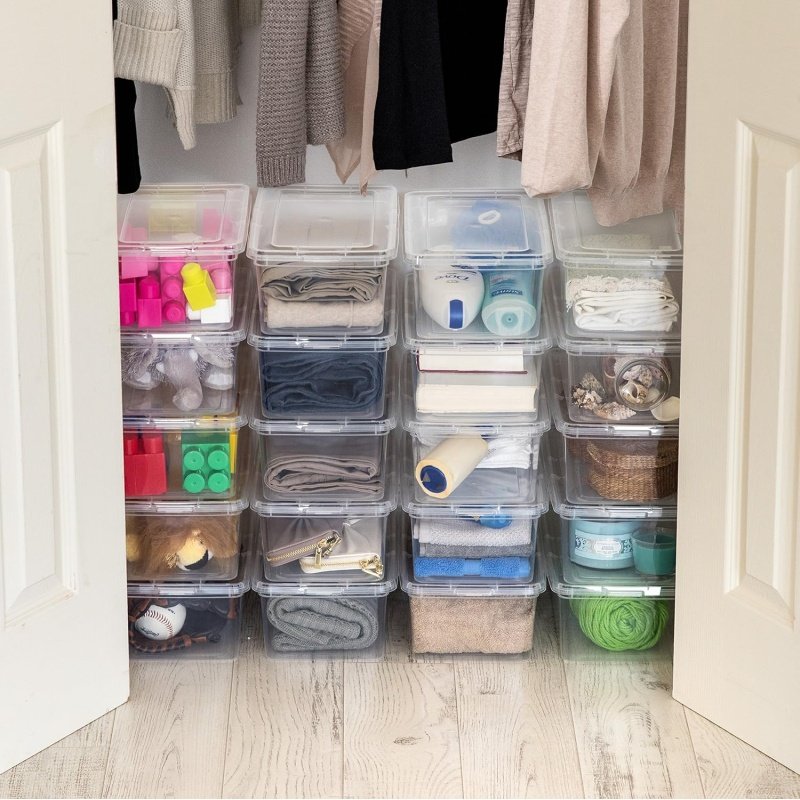 IRIS USA 6 Qt Clear Storage Box - Image 5