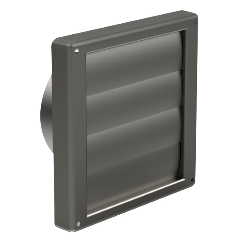 Stainless Steel Wall Outlet Gravity Flaps 100mm